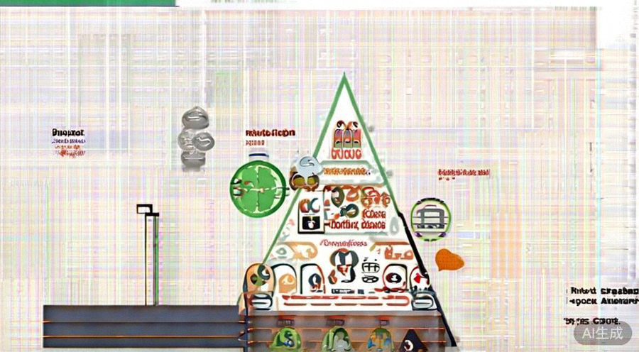 本土化营销策略金字塔图，从底层的产品适配到顶层的品牌情感连接