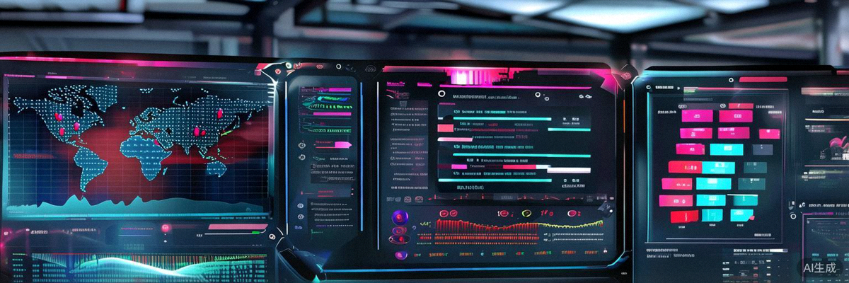 一个现代化的电商数据仪表盘，展示着实时销售数据、用户访问来源地图、转化漏斗和关键绩效指标KPI卡片