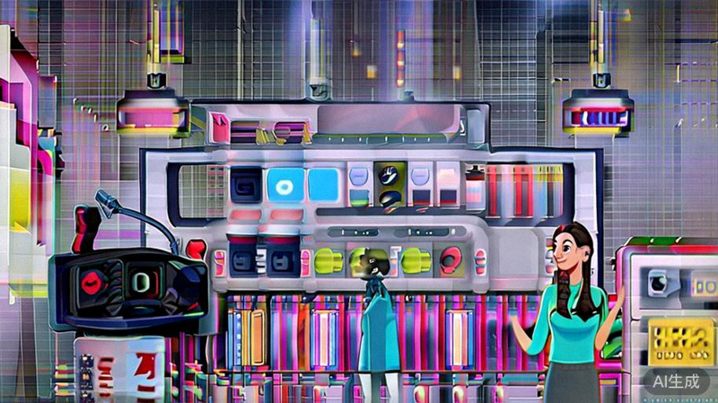 TikTok Shop直播间场景，专业主播正在使用专业设备介绍产品并与观众互动